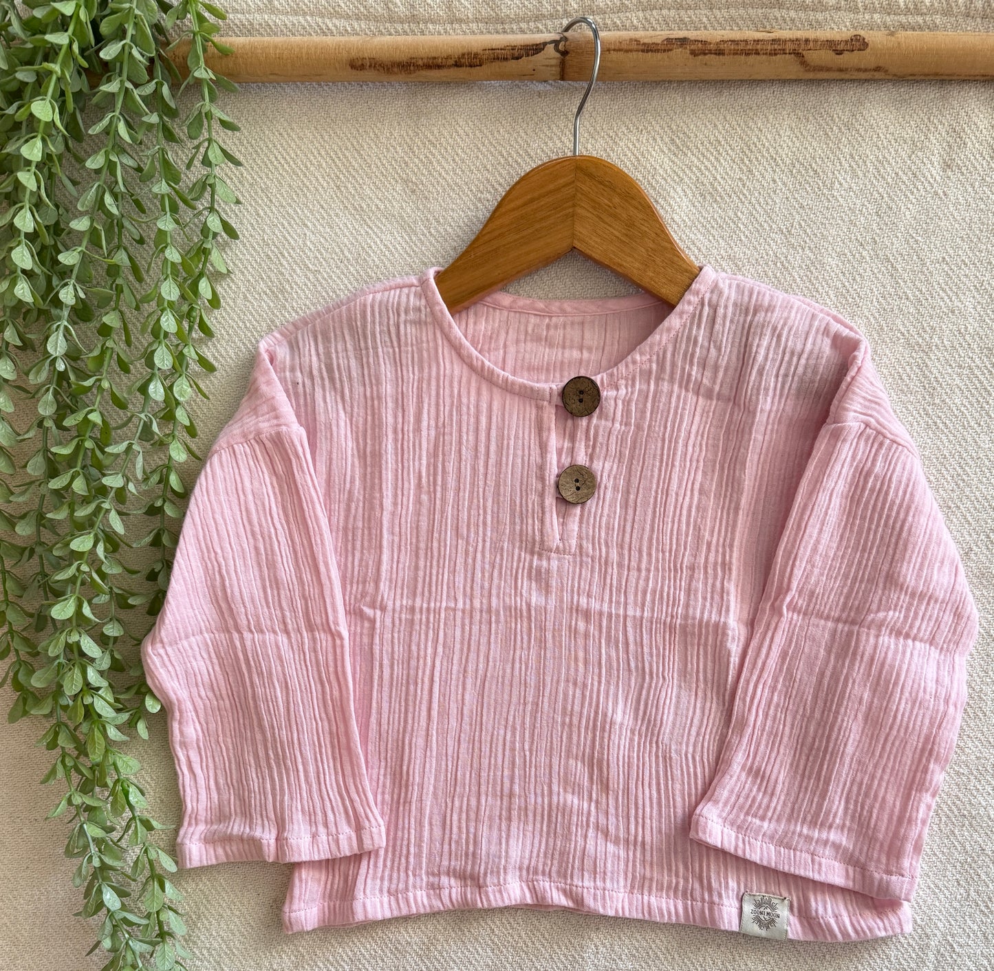 Marshmallow two button long sleeve